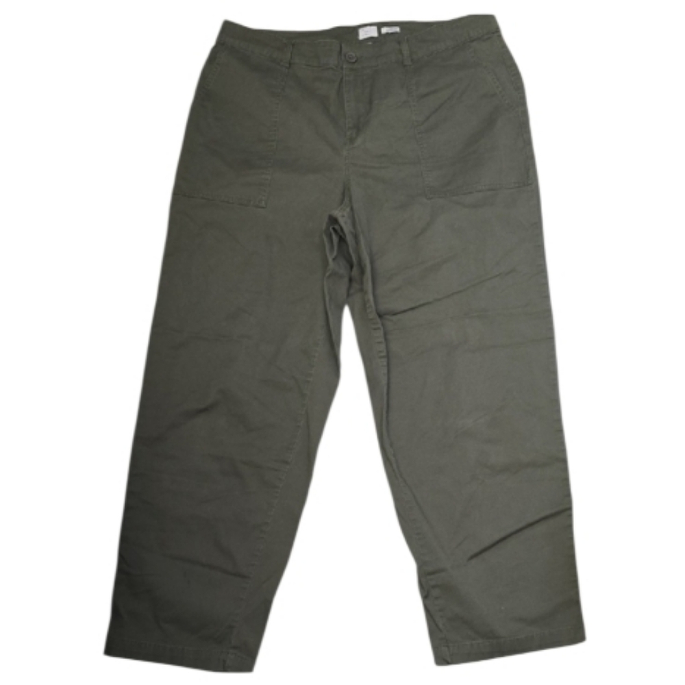 a new day Women's Dark Olive Cargo Pants, Size 17 - Picture 2 of 5